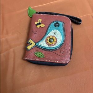 Chala Multicolor Bird Wallet
